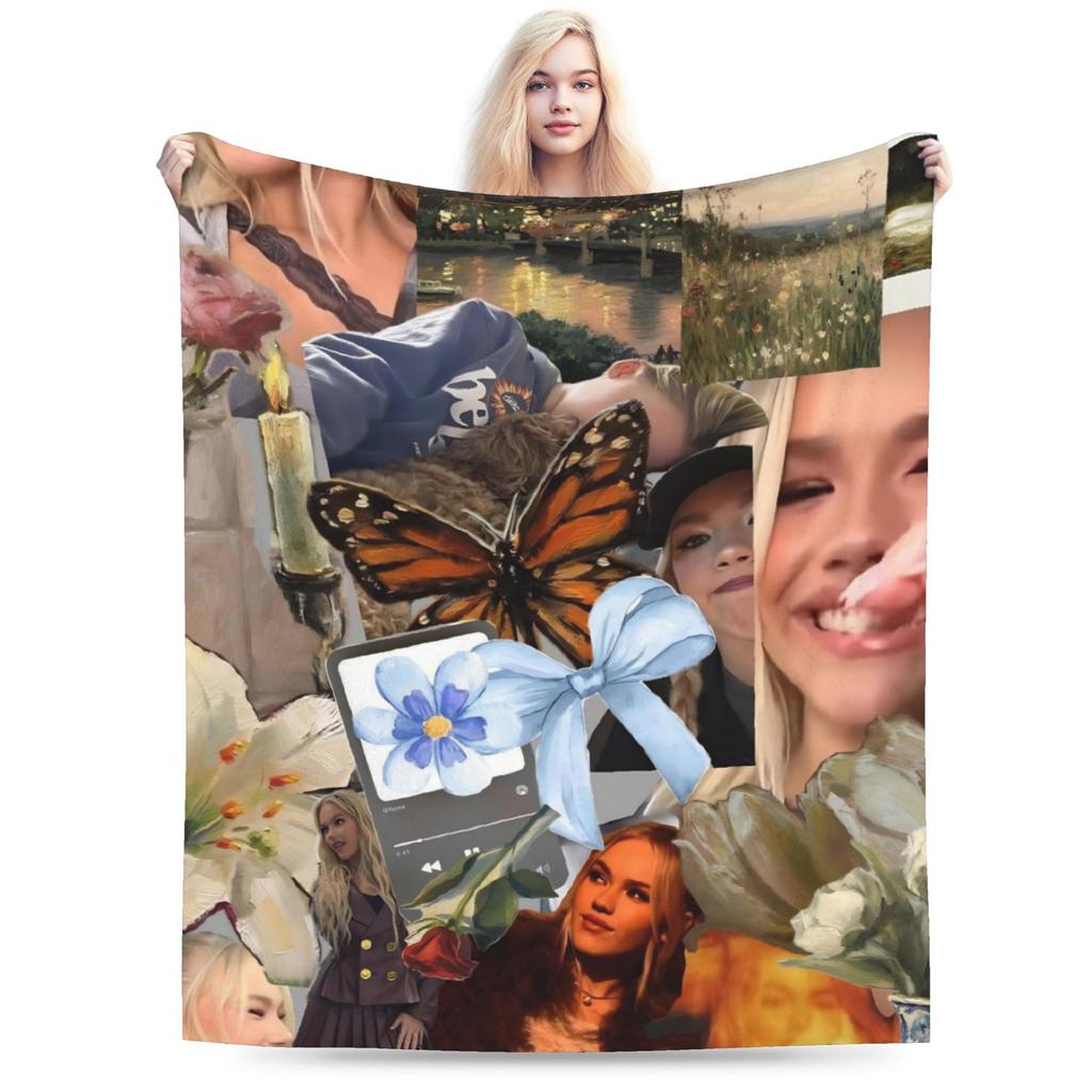 Freyas Skyes Singer Tour 2026 Blanket Multiple Sizes Soft and Lightweight Throw Blankets for Sofa Couch and Bed