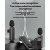 H18 Улучшенный беспроводной петличный микрофон 4-в-1 Профессиональный беспроводной петличный микрофон Подходит для записи прямых трансляций YouTube Facebook