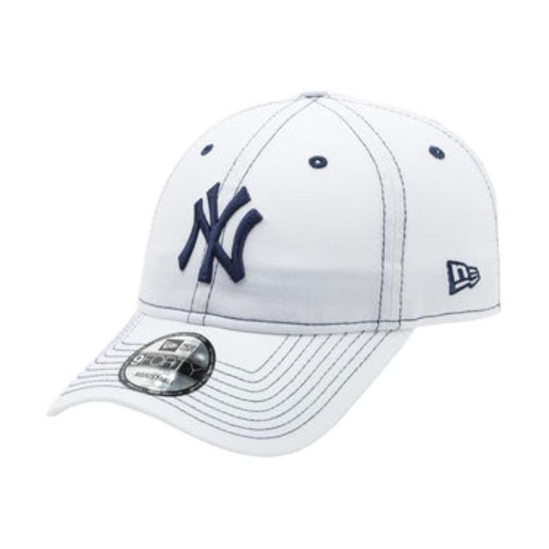 New Era Brand Logo Cotton Peaked Cap Men's Multicolor 107689516