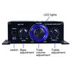 HIFI Усилитель мощности для AK 170 с синим светодиодом Автомобильный Домашний Клубный Вечеринка Музыка DIY Беспроводная Стерео Музыка Автомобильный Динамик