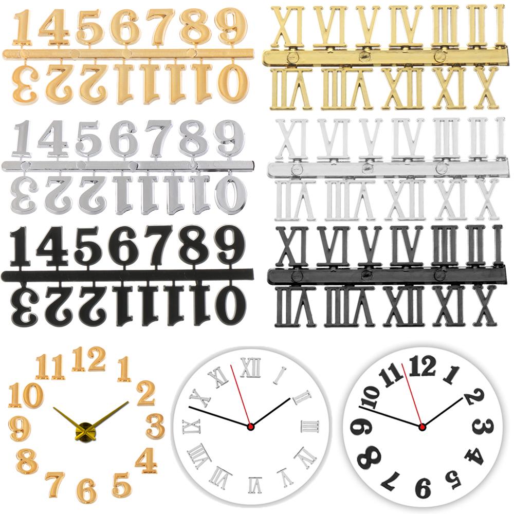 Tools Replacement Gadget Quartz Clock Parts Arabic Number Clock Numerals Accessories Roman Numerals