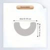 Anti Slip Bathroom Mat Water Absorbing U-shaped Floor Mat Beautiful Toilet Mat  Toilet Room