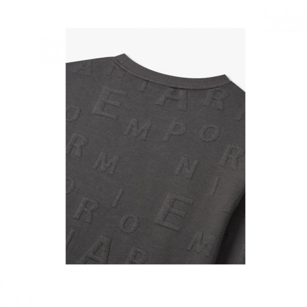 Emporio Armani Мужская толстовка для отдыха с тисненым алфавитом 0815336018
