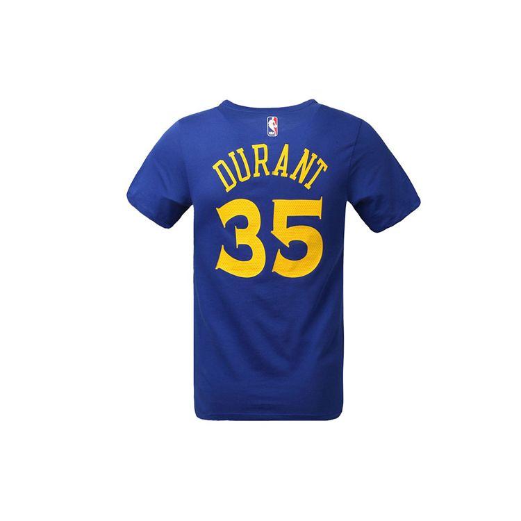 Nike Mountain Series Outdoor Golden State Basketball Short Sleeve Crew Neck T-Shirt Men Tops Blue 870775-497