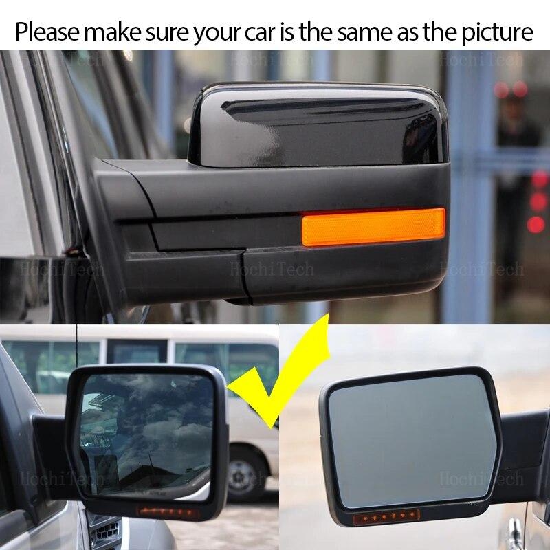 Левая правая дверь боковое обогреваемое стекло зеркала заднего вида пластина для Ford F-150 F150 XL King Ranch Raptor SuperCrew 2004-2010
