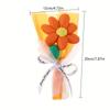 1 комплект из мультяшных цветов из ткани с семью лепестками, букет подсолнухов, праздничные подарки, один букет, подарки на день рождения, 5 цветов