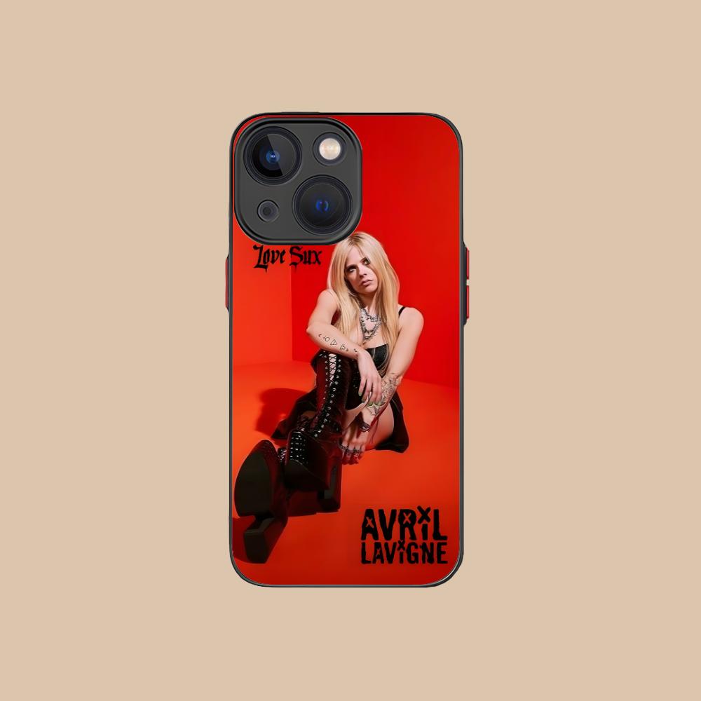 Силиконовый чехол для мобильного телефона Avril Lavigne для iPhone 17 16 15 14 13 12 11 X XR XS Air Pro Max Plus Mini Цветная обложка