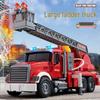 Large Kids' Toy Car: Engineering Vehicle with Water-Spraying Fire Truck, Sound & Light, Storytelling Feature