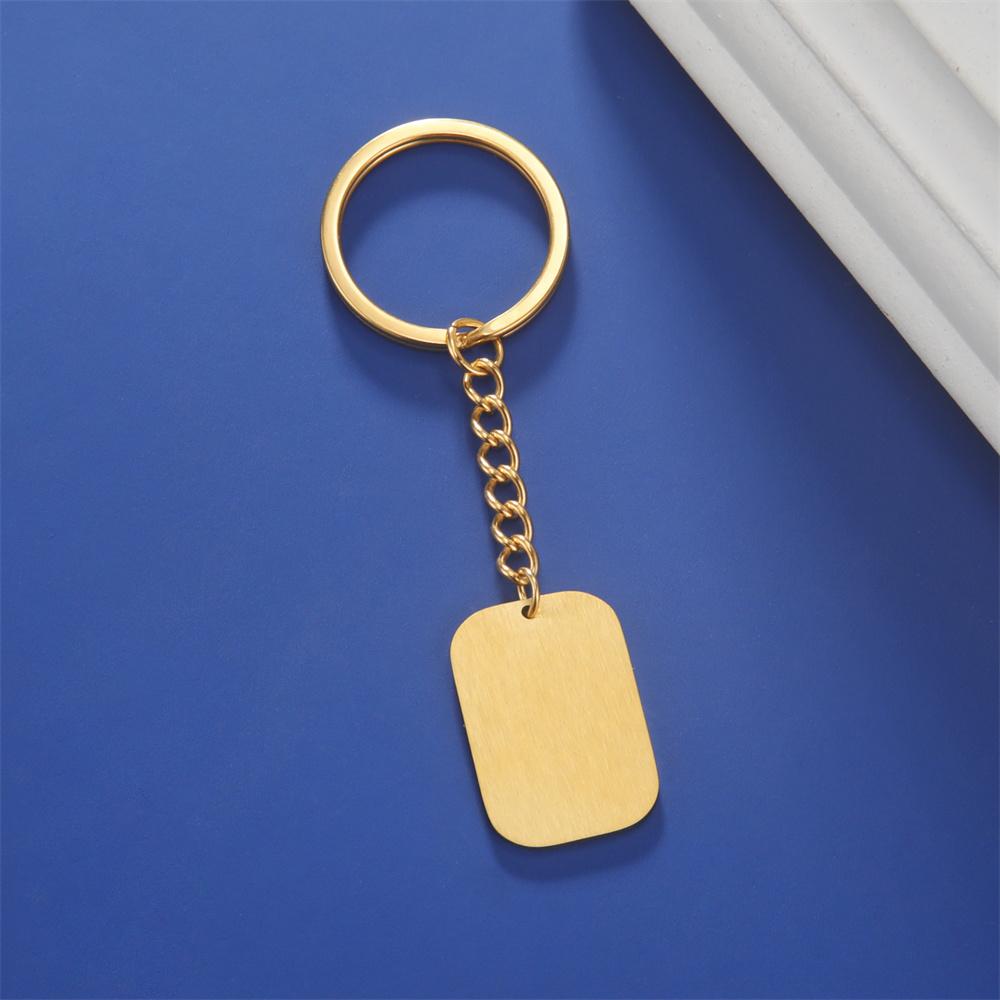 Stainless Steel Egyptian Cartouche Hieroglyph Pendant Keychain Protection Pharaoh Patronus Totem Keyring Amulet Jewelry