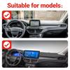 Автомобильные аксессуары для Ford Focus MK4 ST 2018 2019 2020 2021 2022 2023 Чехол на приборную панель, защитный коврик от света, анти-УФ-излучения, нескользящий коврик
