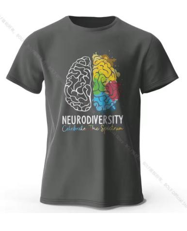 Creative Thinking Maps printed T-shirts, super soft round neck short-sleeved T-shirts for men and women