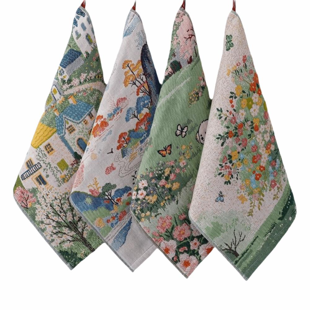 4 Layer Cotton Gauze Large Hand Towel Soft Kitchen Towel Pure Cotton Face Towels  Home Restaurant
