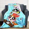 Custom Name Powerpuff Girls Party Blanket For Couch Bed Plush Cozy Fuzzy Blanket Super Soft Warm Blankets For Fall And Winter 0916295
