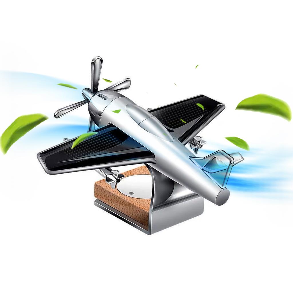 Car Solar Aircraft Air Freshener Airplane Aromatherapy Diffuser Ornaments Mini Car Perfume Air Freshener Fragrance Car