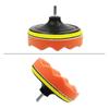 8/11Pcs 3 Inch Car Polishing Disc Self-Adhesive Buffing Waxing Sponge Wool Wheel Polishing Pad for Car Polisher Drill Adapter