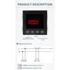 LED Single Phase Multifunctional Electricity Meter RS485 Smart Digital Display Multifunctional Power Meter
