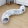 Плюшевый складной туннель для кошек и уютная лежанка для питомца - Комплект
