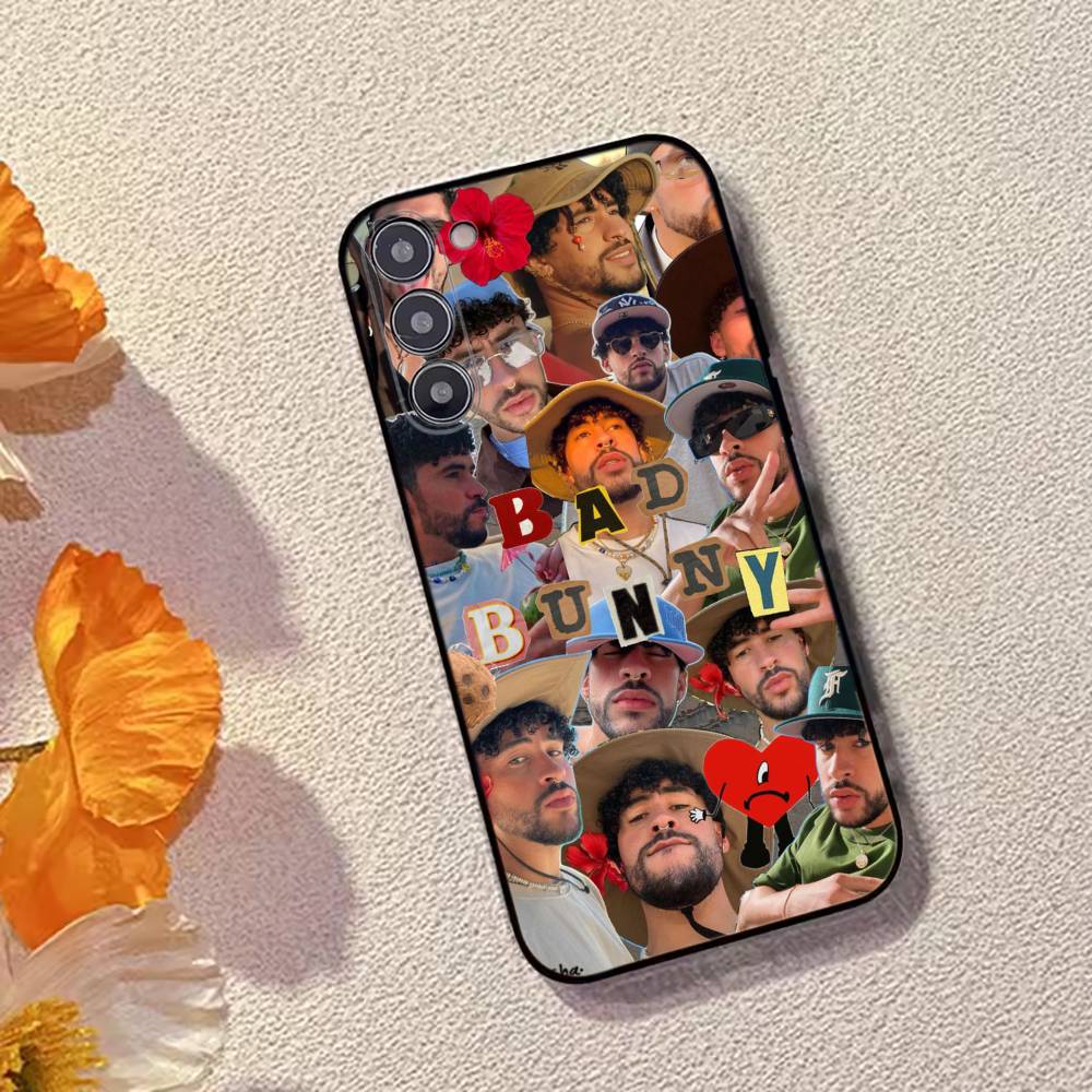 Hot Singer B-Bad Bunny Phone Case Silicone Soft For Samsung Galaxy A73,A72,A71,A70,A53,A52,A51
