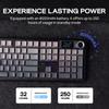 Aula F108 PRO Wireless Gaming Keyboard With Screen 8000mAh Battery 104 Hot-Swappable and Programmable Key and Knob RGB Backlight