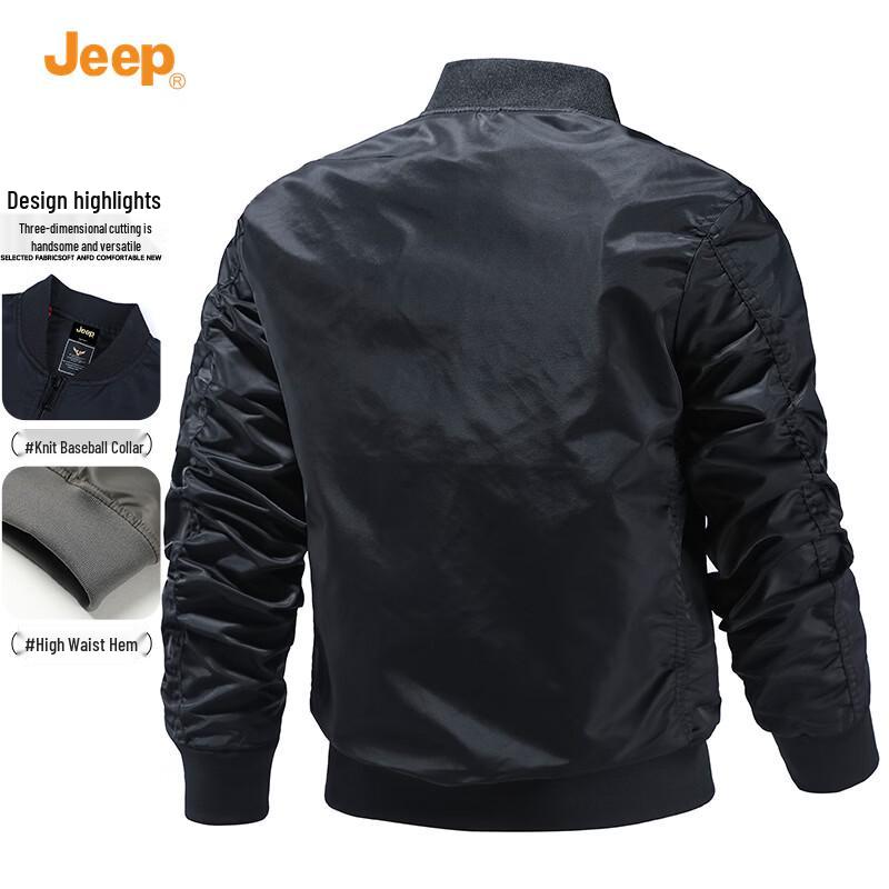 Jeep Мужская куртка-бомбер с бейсбольным воротником