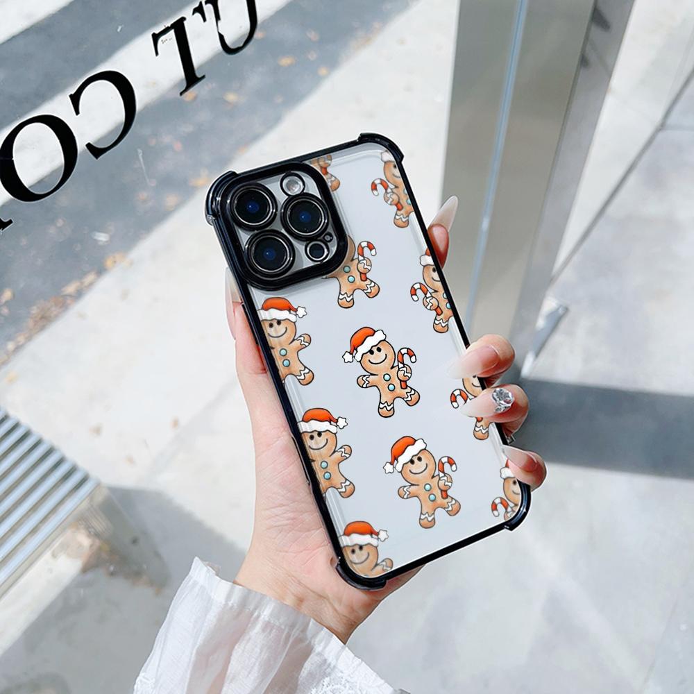 Чехлы для телефонов Ae104 Christmas tree Merry Christmas с гальваническим покрытием из ТПУ для A20s A54 A12 A14 S22 S23 S24 Ultra A55 A15 S21 FE с четырьмя углами защиты