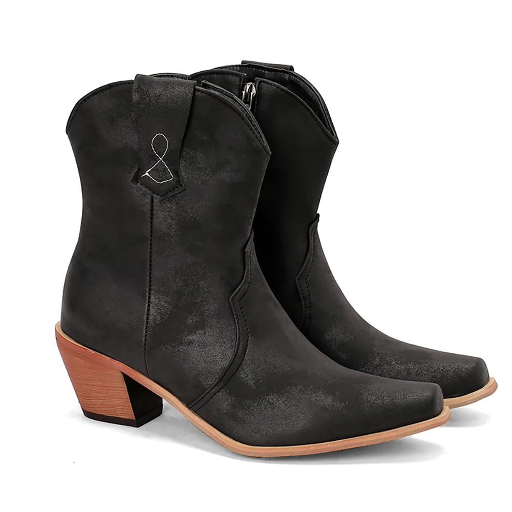 Коричнево-зеленые женские ботильоны на высоком каблуке, большой размер 48