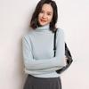 Women's High Neck Cashmere Sweater - 100% Pure, Long Sleeve, Korean Style, Autumn/Winter Knit Base Layer