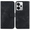 For Realme 14 5G Stand Case 7-Shaped Pattern Imprint Leather Phone Cover