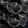 Наклейка ABS в стиле карбона для Suzuki SWIFT 2017-2024 2025 Suzuki Fronx 2024 2025 Нижняя рамка кнопок рулевого колеса автомобиля