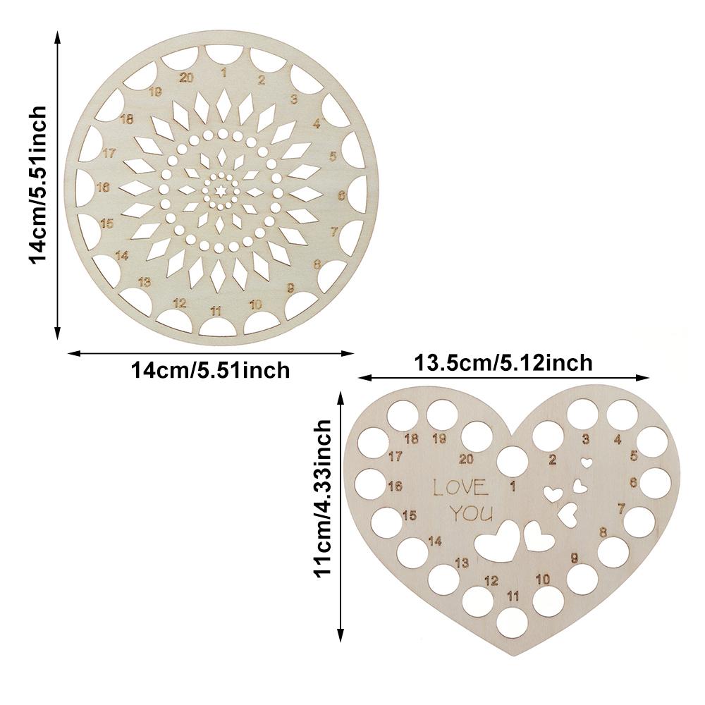 Sewing Accessories Wood Embroidery Floss Organizer Cross Stitch Thread Holder Storage Tools