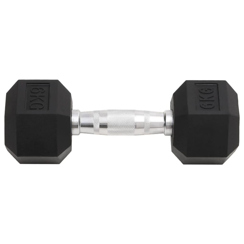Short Dumbbells 2 pcs. Total Weight 12 kg Cast Iron