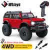Wltoys 4WD Скалолазный Радиоуправляемый Автомобиль С Полномасштабным Пультом Управления, Светодиодным Дифференциалом и Круиз-Контролем, Внедорожный Гоночный Автомобиль с Дистанционным Управлением
