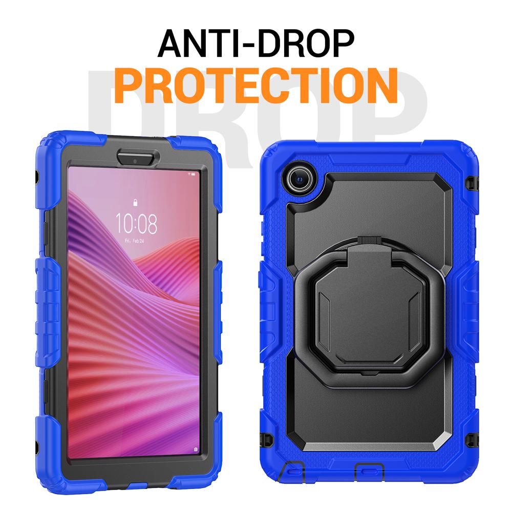 Handheld Tablet Cases for 8.7" Lenovo Tab K9/Tab One 2025 TB305XU/TB305FU Case Shockproof Hard PC+Silicone Cover Stand Shell