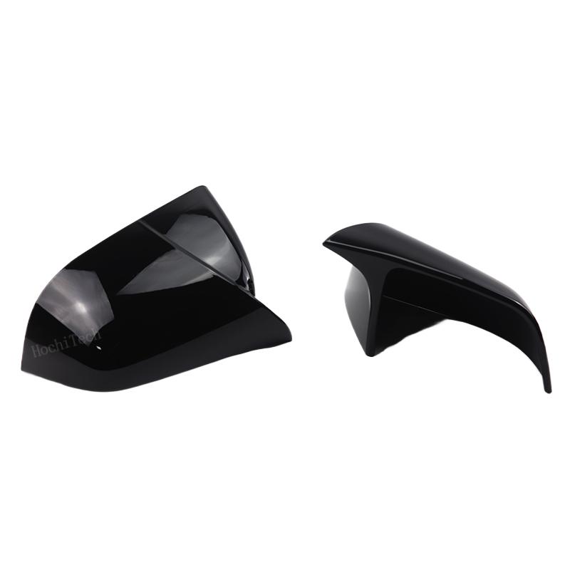 High quality ABS Carbon Fiber Horned Style Side Rear View Mirror Cover Cap for Tesla Model 3 Y 2017 -2023