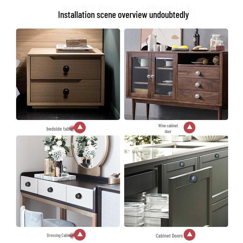 Современная минималистичная ручка без сверления для шкафов и гардеробов