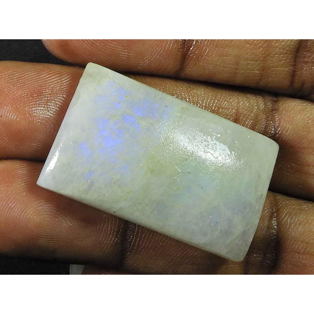 AAA Rainbow Moonstone Ocatgon Cabochon Loose Loose Gemstone 21X36X07MM SK-1805