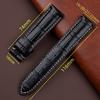 Soft Cowhide Leather For Longines Strap Masters Collection L3 L4 L2.628/L2.673 Watch Band Butterfly Buckle 19 20 21 22mm Belt