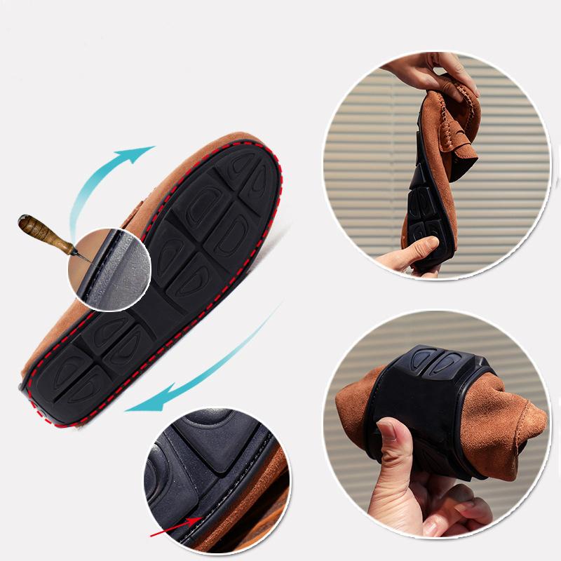 Fashion Suede Men Casual Shoes Breathable Comfort Slip On Men's Driving Shoes Men Loafers Mens Shoes Moccasins