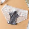 Дышащее нижнее белье без следов для женщин, сексуальные кружевные трусы с кружевной талией, милое нижнее белье в стиле девушки