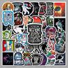 54 Waterproof Cartoon Astronaut Stickers for Laptops, Diaries, Cars, and More
