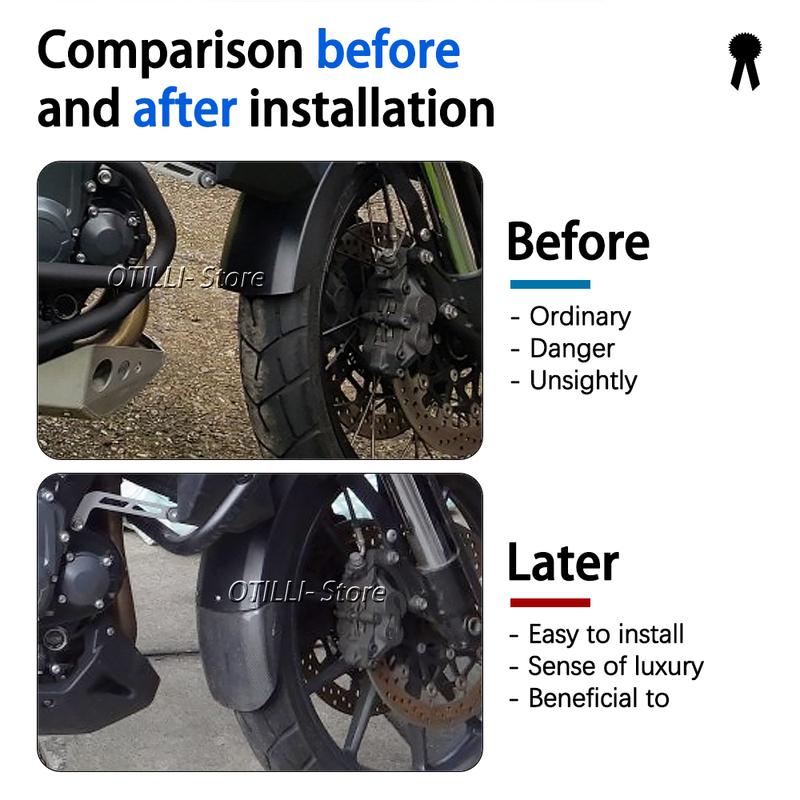 Motorcycle Front Wheel Ling Inner Fender Mudguard Extension Splash Guard For Tiger Explorer XR XC XRX XCX XRT XCA For Tiger 1200