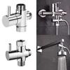 Bathroom Accessories 3 Way Water Separator Diverter Valve Shower Tee Adapter Shower Arm Diverter
