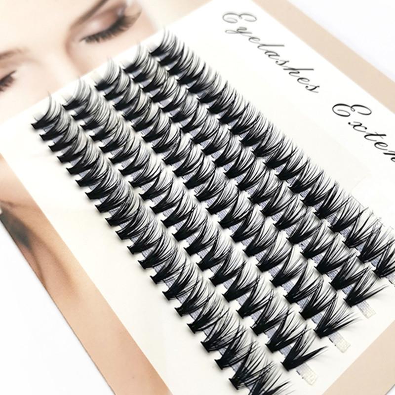 10-40D Mink Eyelashes 1 Box/100 Bundles Natural Eyelash Extension 3D Russia Individual Eyelash Cluster Makeup Tools Lashes Cilia