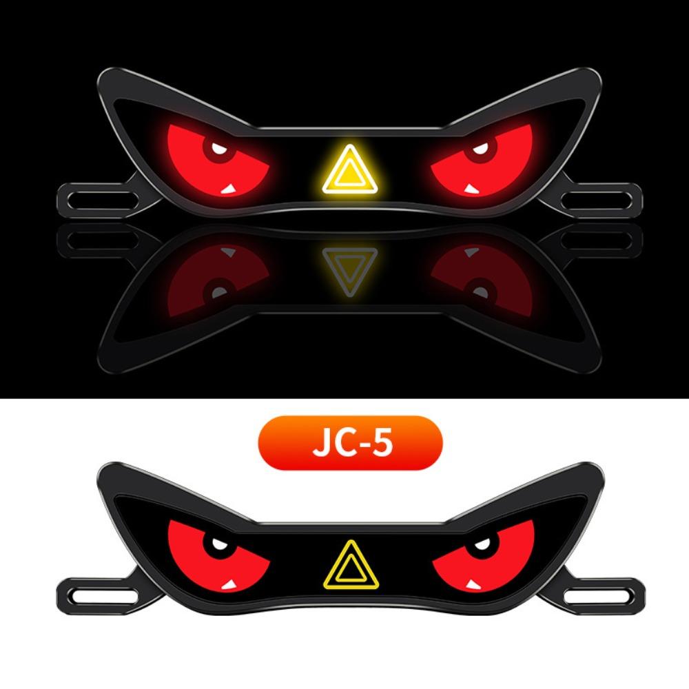 Strobe Mode Motorcycle License Plate Light Decorative Plate Lamp E-Bike Accessories