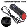 Remote Controller Universal Car Steering Wheel Buttons 8 Keys Car-styling 12V Wireless Control For Music Phone DVD Navigation Multi-functional