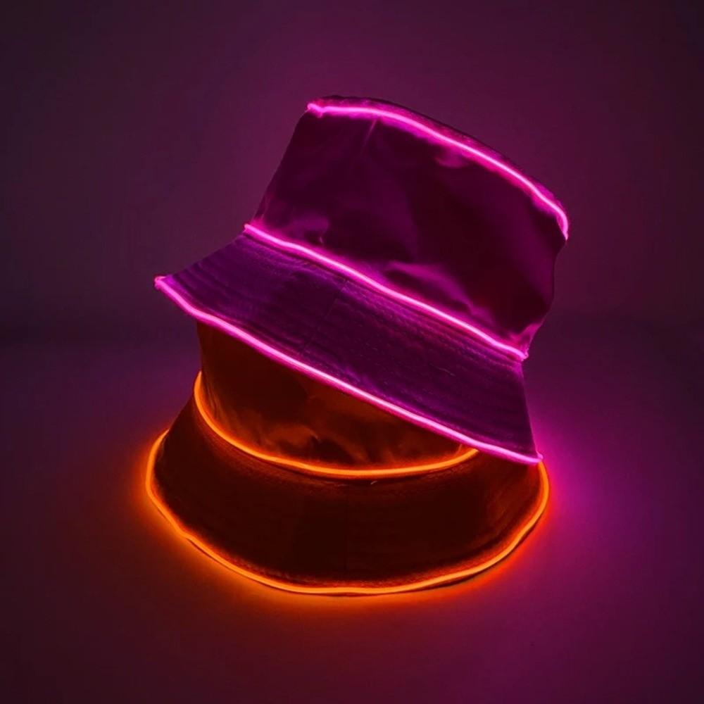 Polyester Luminous Hat Flashing Modes Light Up Hat New Flashing Glow Hat  Birthday Party