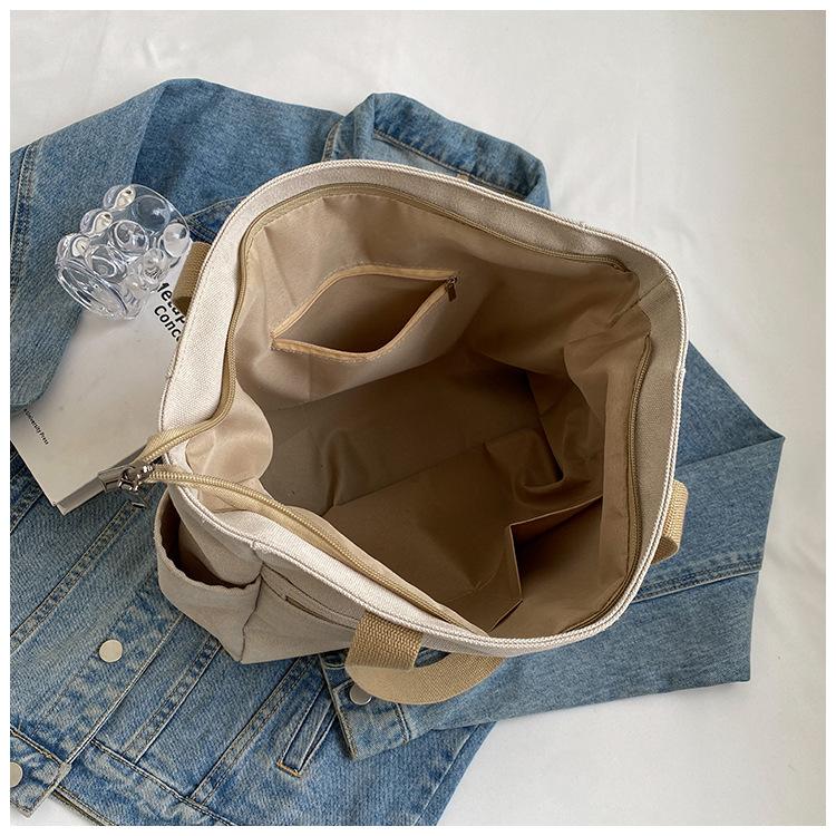 Canvas Big Bag Women's Shoulder Bag Student School Bag Tote Bag