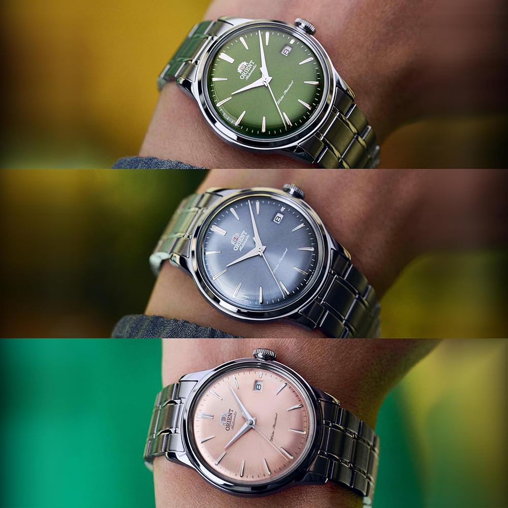 Orient Watch Bambino Автоматические часы, Мужские, Стекло Зеленое, RN-AC0M09E, с Гарантией Производителя Японии