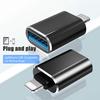 Female USB To Thunderbolt Camera Adapter Converter Data SD Card U Disk Short OTG for iPhone 14 13 12 11 Pro XS MAX XR X 6 6S 7 8 Plus SE Ipad Mini