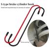 1PC Brake Caliper Hooks Automotive Repair Tool S Shape Hook Suspension Disc Service Brake Caliper Hanger Automotive Tools